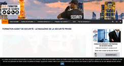 Desktop Screenshot of formation-agent-securite.net