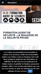 Mobile Screenshot of formation-agent-securite.net
