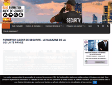 Tablet Screenshot of formation-agent-securite.net